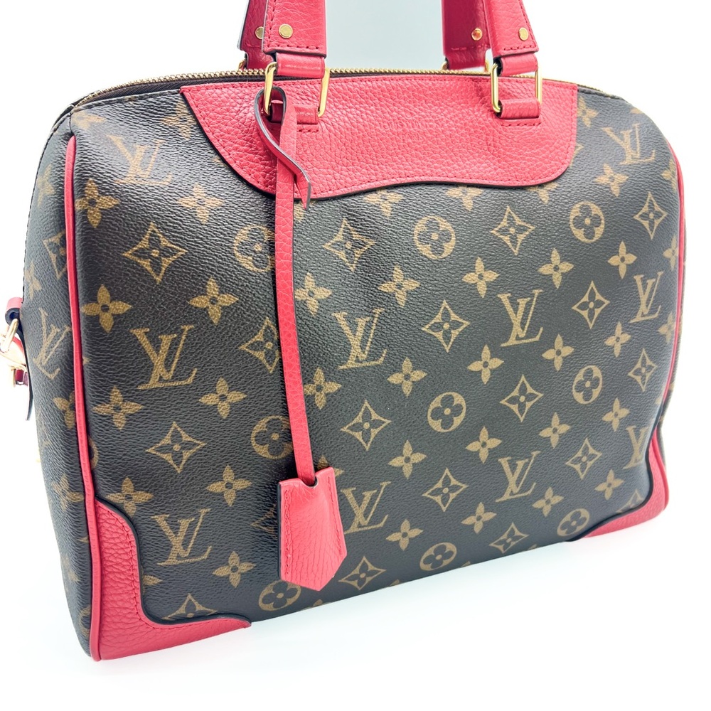Louis Vuitton Monogram Retiro NM Coquelicot Tote Handbag - Picture 5 of 17